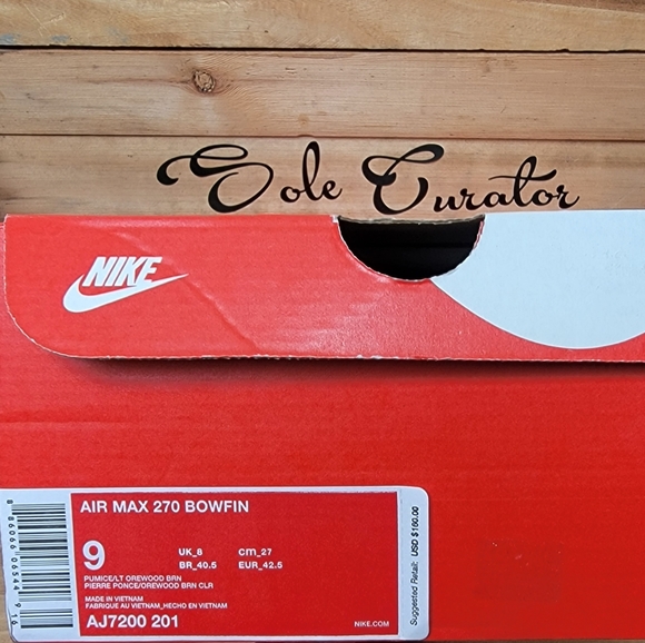 Nike Air Max 270 Bowfin Men's size 9 - Picture 6 of 6